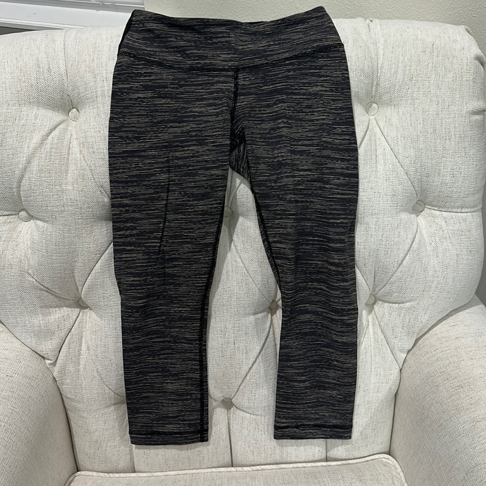 Lululemon athletica Leggings Black And Gray Size 4